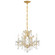 Maria Theresa Four Light Mini Chandelier in Gold (60|4474-GD-CL-I)