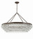 Calypso Eight Light Chandelier in Vibrant Bronze (60|278-VZ)