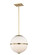 Truax Four Light Mini Chandelier in Aged Brass (60|2016-AG)
