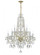 Traditional Crystal Ten Light Chandelier in Polished Brass (60|1110-PB-CL-MWP)
