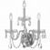 Traditional Crystal Three Light Wall Sconce in Polished Chrome (60|1033-CH-CL-SAQ)