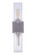 Ridge Two Light Outdoor Wall Mount in Satin Aluminum (46|ZA4500-SA)