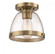 Lodie One Light Flushmount in Satin Brass (46|X1408-SB)