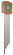 Westminster Chime-With Long Tubes 4 Tube Long Decorative in Pewter (46|C4-PW)