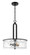 Collins Three Light Pendant in Flat Black (46|54293-FB)