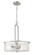 Collins Three Light Pendant in Brushed Polished Nickel (46|54293-BNK)