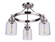 Foxwood Three Light Convertible Semi Flush in Brushed Polished Nickel (46|53653-BNK)