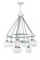 Que Nine Light Chandelier in Chrome (46|53329-CH)