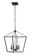 Flynt Four Light Foyer Pendant in Flat Black (46|52935-FB)