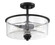 Bolden Two Light Convertible Semi Flush in Flat Black (46|50552-FB)