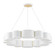 Opal 12 Light Chandelier in Soft White/Vintage Brass (68|393-30-SWH/VB)