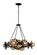 Magic Garden Ten Light Chandelier in Black Graphite Bronze Leaf (68|278-010)