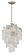 Mont Blanc Nine Light Chandelier in Modern Silver Leaf (68|243-49)