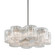 Circo Eight Light Chandelier in Satin Silver Leaf (68|240-48)
