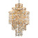 Ambrosia 11 Light Chandelier in Gold Silver Leaf & Stainless (68|215-711)