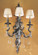 Majestic Imperial Three Light Wall Sconce in Aged Pewter (92|57353 AGP CBK)