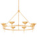 Cecilia Eight Light Chandelier in Vintage Gold Leaf (67|F2608-VGL)