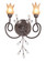 Mandarin Two Light Wall Sconce in Bronze Patina (92|3762 BZP C)