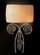 Celeste Two Light Wall Sconce in Silver Frost (92|10042 SF)