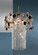 Foresta Colorita Eight Light Chandelier in Silver Frost (92|10034 SF BAT)