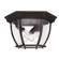 Outdoor Three Light Outdoor Flush Mount in Black (65|9802BK)