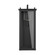 Hunt One Light Outdoor Wall Lantern in Black (65|934611BK-GL)