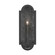 Monroe One Light Wall Mount in Black (65|934511BK)