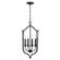 Bentley Four Light Foyer Pendant in Black Iron (65|541641BI)