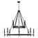 Ogden 12 Light Chandelier in Brushed Black Iron (65|445201IH)