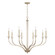 Breigh Eight Light Chandelier in Brushed Champagne (65|444881BS)