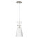 Mila One Light Pendant in Polished Nickel (65|342411PN)