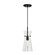 Mila One Light Pendant in Matte Black (65|342411MB)