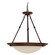 George Three Light Pendant in Burnished Bronze (65|2720BB)