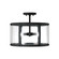 Brennen Three Light Semi Flush Mount in Black Iron (65|244931BI)