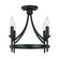 Peyton Four Light Semi-Flush Mount in Matte Black (65|242041MB)