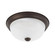 Bates Two Light Flush Mount in Bronze (65|219021BZ)