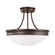 Hansen Three Light Semi-Flush Mount in Oil Rubbed Bronze (65|2037OR)