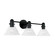 Greer Three Light Vanity in Matte Black (65|145831MB-528)