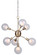 Estella Seven Light Chandelier in Gold (387|ICH683A07GD9)