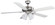 St. James 52'' Ceiling Fan in Brushed Pewter (387|CF52STJ5BPT)