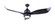 Aria 52''Ceiling Fan in Black (387|CF52ARI3BK)