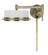 Sarnen LED Swing Arm Wall Lamp in Antique Brass (225|WL-2929-AB)