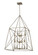 Trestle 12 Light Chandelier in Antique Silver (224|447-12AS)