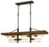 Cantania Six Light Island Chandelier in Wood (225|FX-3701-6)