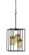 Cremona Three Light Pendant in Black/Antique Brass (225|FX-3680-3)