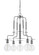 Five Light Chandelier in Brushed Steel (225|FX-3652-5)