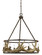 ANTLER Six Light Chandelier in Rust (225|FX-3618-6)