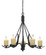 MORELIS Five Light Chandelier in Black Smith (225|FX-3561/5)