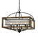 Square Six Light Chandelier in Dark Bronze (225|FX-3536/6)