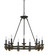 Cruz Nine Light Chandelier in Bronze/Wood (225|FX-3517-9)
